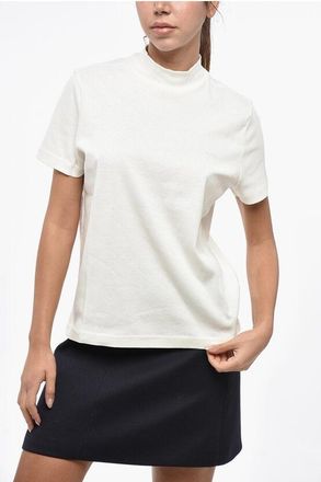 A.P.C. Solid Color CAROLL T-Shirt with Tone on Tone Logo size Xl