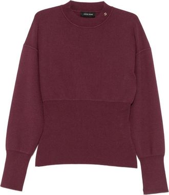 Anine Bing Panelled Mock-neck Sweater