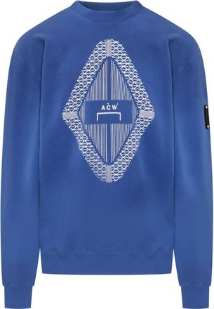 A-Cold-Wall* Heren Crewneck Sweatshirt - Heren - Sweatshirts - Blauw - XS - Hoodies & sweatvesten