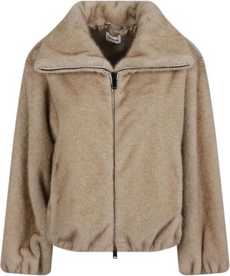 P.A.R.O.S.H. Pulse 26 Faux Fur Jacket - Dames - Jassen - Beige - XS - Jassen