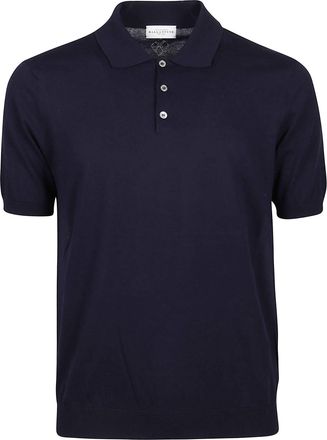 Ballantyne Short Sleeve Plain Fitted Polo
