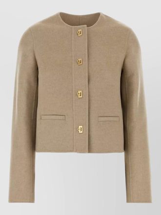 Ferragamo cashmere blend cropped blazer