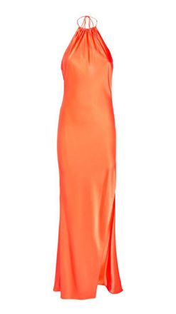 Alice & Olivia Alice + Olivia Coral Zumi Halterneck Maxi Dress Size XXS