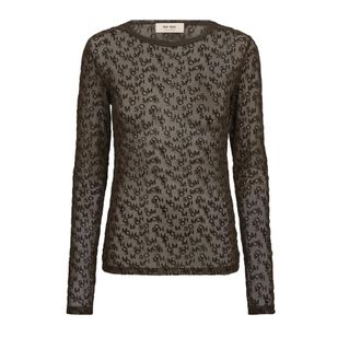 Mos Mosh Blouses & Shirts - Dames - Longsleeves - Bruin - L - Tops