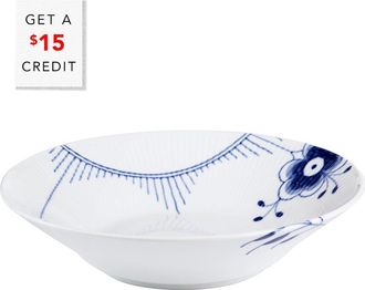 ROYAL COPENHAGEN Blue Fluted Mega Pasta Bowlwith $15 Credit