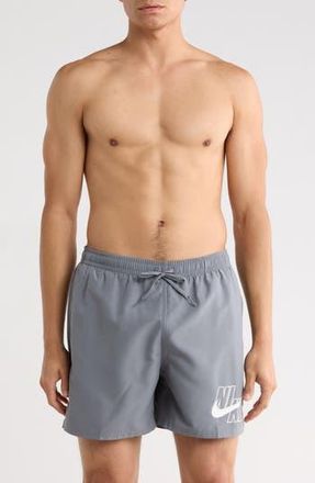 Nike 5-Inch Volley Swim Shorts in Cool Grey at Nordstrom Rack, Size X-Large