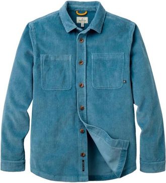 Passenger Backcountry Heavyweight Cord Overshirt Hemd f&uuml;r Herren | blau