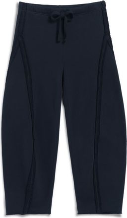 Frank & Eileen Bibi Barrel Leg Cotton Fleece Sweatpants in British Royal Navy at Nordstrom, Size X-Large