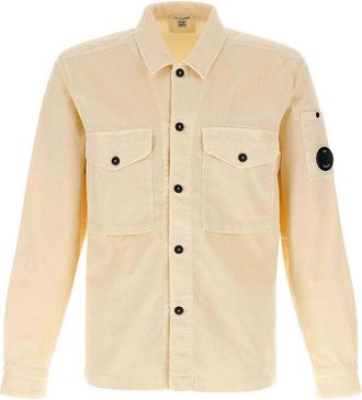 C.P. Company C. P. Company Ribbed Velvet Overshirt