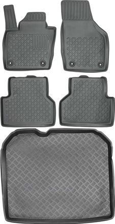 OEM Juego De Alfombrillas Para Coche Y Maletero Para Audi Q3 Ii Suv (2011-2018)
