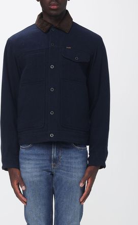 Filson Giacca a camicia in misto lana con colletto in velluto a coste