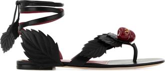 Valentino Garavani Sandali Cherryfish - Nero