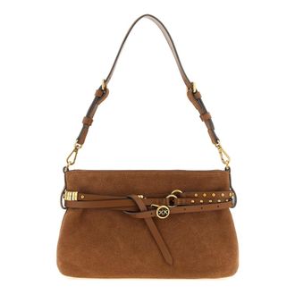 Pinko Belt Mini Shoulder Bag - female - PINKO - Shoulder Bags - Brown - ONE SIZE - Bags