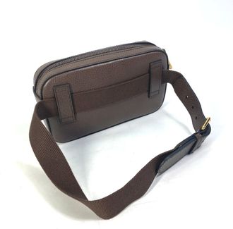 Gucci Brown Leather Fanny Pack Sling Bag (Pre-Owned)