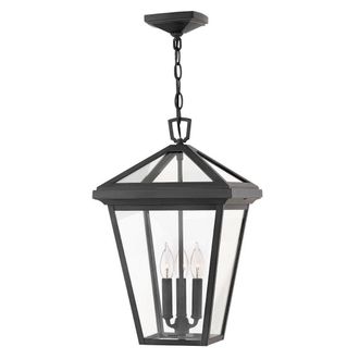Netlighting Hinkley Alford Place Outdoor Pendant Ceiling Light Museum Black IP44