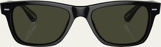 Oliver Peoples Acetate Round Sunglasses