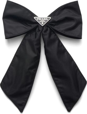 Prada Re-Nylon Bow Hair Clip