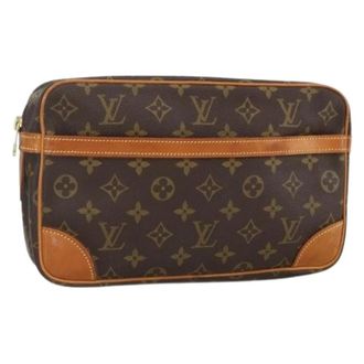 Louis Vuitton Clutch Monogram Vintage Pre-owned - - Pre-owned - Donna - Marrone - ONE SIZE