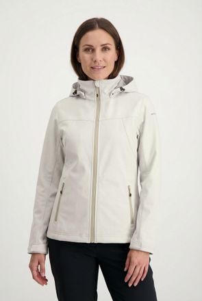 Icepeak Softshelljacke ICEPEAK BOISE, Damen, Gr. 36, powder, Obermaterial: 100% Polyester, Jacken Softshelljacke