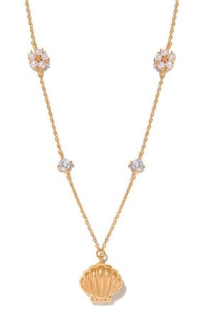 Girls Crew Shell Pendant Necklace in Gold at Nordstrom