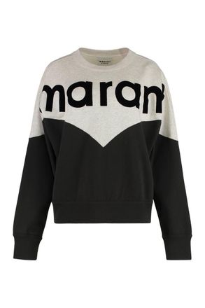 Isabel Marant Houston Cotton Blend Crew-Neck Sweatshirt