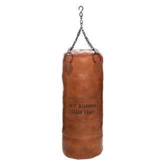Atmosphera Atmosphera - Saco De Boxeo Loft - Marr&oacute;n - Cuero 36 X 36 X 100 Cm Cr&eacute;ateur DInt&eacute;rieur
