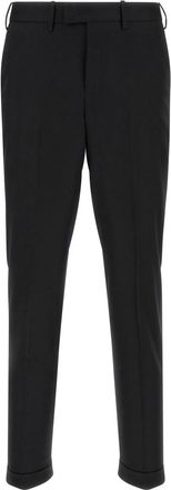 Pantaloni Torino Black Flat Front Pants