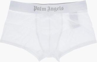 Palm Angels Set Of 2 Solid-Color Boxer Briefs With Branded Waistband size Xl