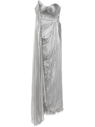 Iris Serban Ayleen maxi-jurk - Grijs