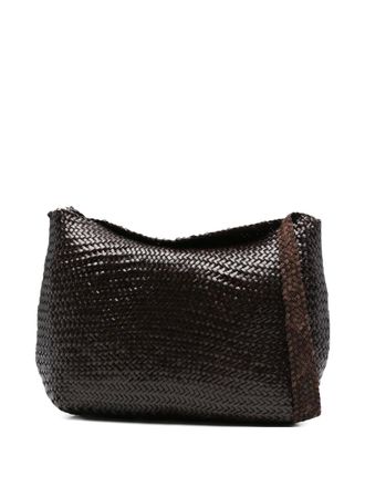 Dragon Diffusion Santa Marta woven-leather shoulder bag - women - Calf Leather - One Size - Brown