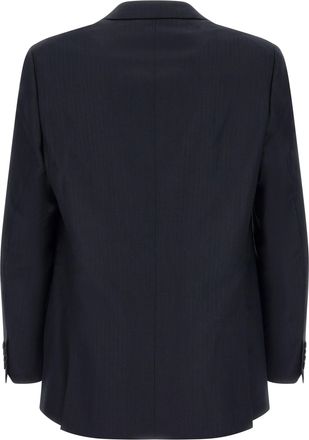 Brioni Mens Blue Wool Two-Piece Suit