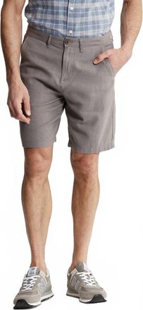 Jachs NY Linen Blend Short In Charcoal