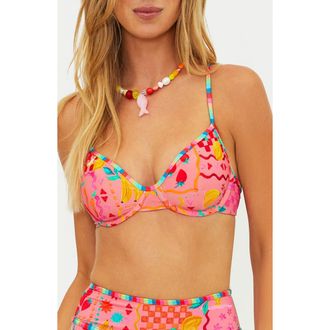 Beach Riot Kori Underwire Bikini Top in Passion Fruit at Nordstrom, Size X-Large