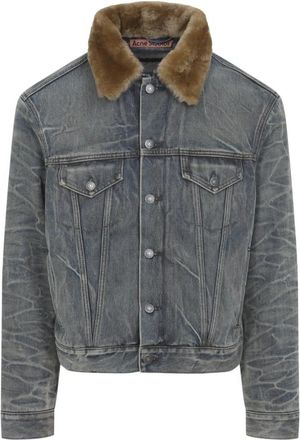 Acne Studios Jacket - Heren - Spijkerjassen - Blauw - M - Denim - Jassen
