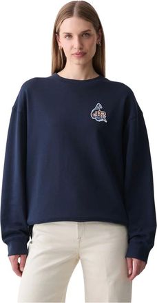 Munthe Hoodies & sweatvesten, Dames, Blauw, M, Katoen, Nathan