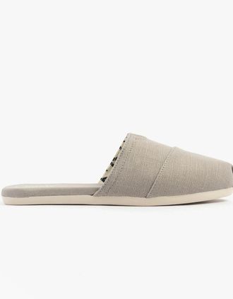 Toms Toms Womens ALPARGATA MULE Womens Slip-On Grey - Size: 6