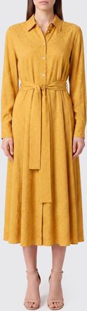Pinko Abito chemisier midi in viscosa con stampa floreale e cintura