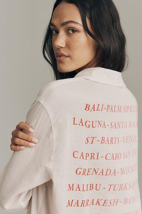 Sundry Oversized Destination Buttondown Shirt