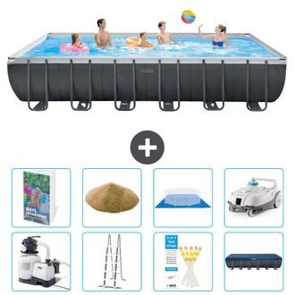 Intex Piscina Ultra Xtr Rectangular - 732x366x132 Cm - 9-piezas S611