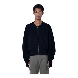 Rier C&aacute;rdigan de canal&eacute; con cremallera - Knitwear - Hombre - Negro - XL