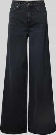 Mango Wide Leg Jeans im 5-Pocket-Design Modell DAPHNE in Anthrazit, Gr&ouml;&szlig;e 34