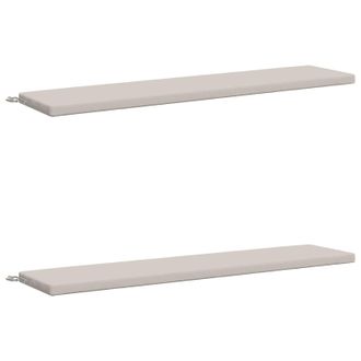 vidaXL Cuscini Per Panchina A 2 Pezzi Soest 2 Pz 100% Poliestere Vidaxl