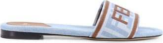Fendi Sunshine Slide - Dames - Sandalen - Veelkleurig - 40 EU - Leer - Schoenen