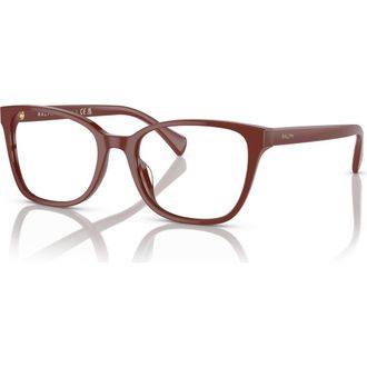 Ralph Lauren 51mm Rectangle optical glasses in Pink at Nordstrom