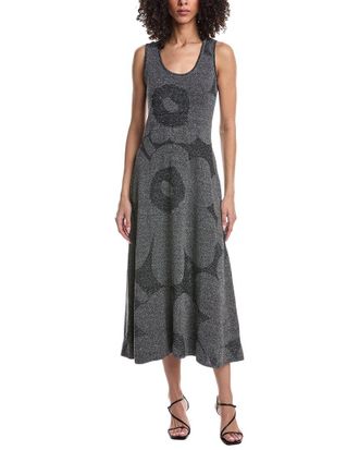 Marimekko Hiipia Unikko Jacquard Linen-Blend Maxi Dress