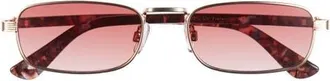 BP. Gradient Rectangular Sunglasses in Gold- Brown at Nordstrom
