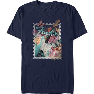 Fender Mens Fender Stamp Electric Guitar Graphic T-Shirt in Navy Blue at Nordstrom, Size Xxx-Large