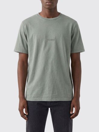 Saint Laurent T-shirt in cotone con mini logo Saint Laurent