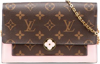Louis Vuitton Pre-owned Womens Flicie Chain Wallet Monogram - Tan Textile - One Size