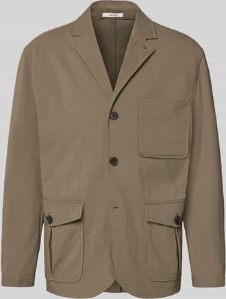 Selected Regular Fit Anzugsakko mit Reverskragen Modell HALLS HYBRID in Oliv, Gr&ouml;&szlig;e XXL